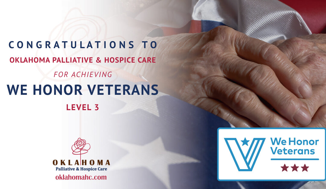 Oklahoma Palliative & Hospice Care Scores Partner Level Three – We Honor Veterans